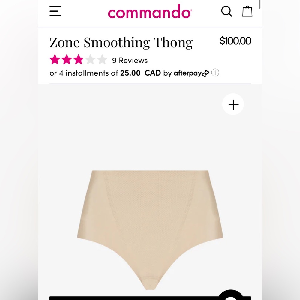 Commando shapewear thong